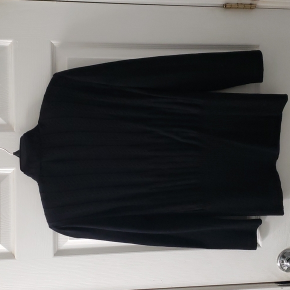 St. John By Marie Gray Black Cardigan Zip Up Jacket Size 4 - Picture 9 of 12